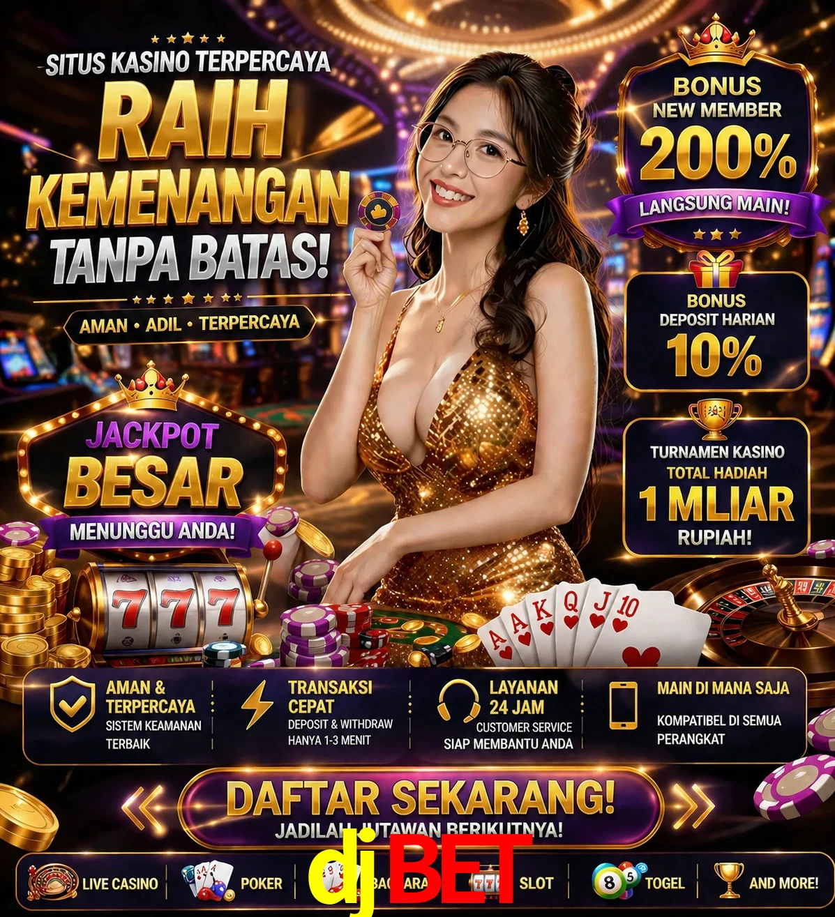 Roleta e blackjack djbet